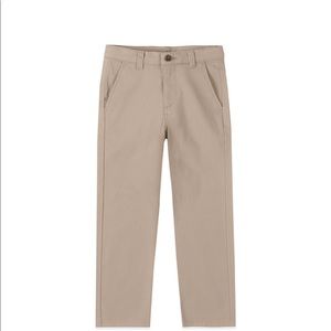 Izod Boy’s Flat Front Stretch Chino Slim Fit Pants| size: 6 slim